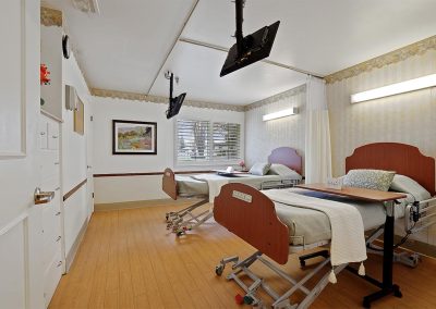 Danville interior 2 occupant bedroom with TVs