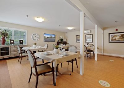 Danville open space dining area