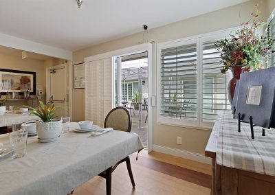 Danville open space dining area with windows